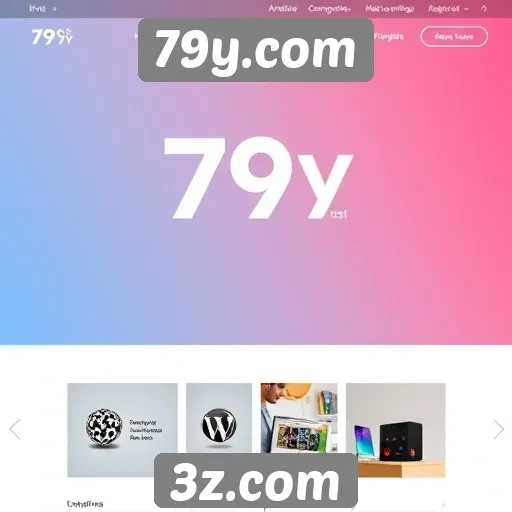 Análise da interface de usuário do site 79y.com