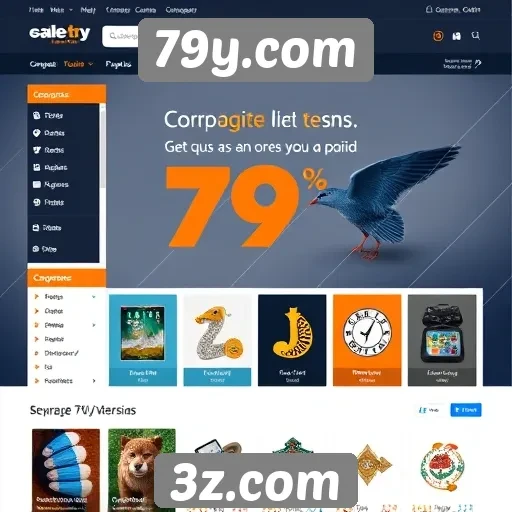 Interface do usuário do 79y.com é intuitiva